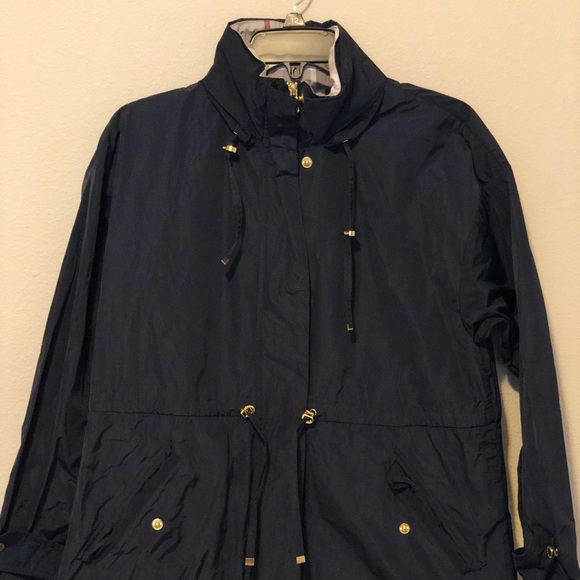 Barbour Women's Hooded Parka - Navy - Picture 5 of 7